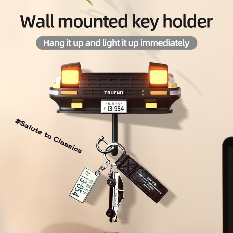 Retro wall key holder