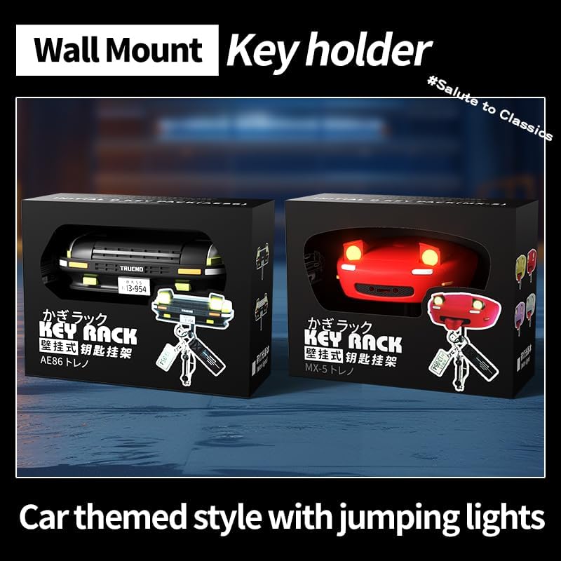 Retro wall key holder